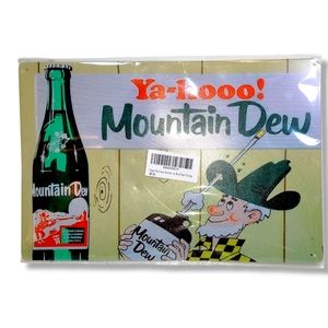 Mountain Dew Tin Sign
